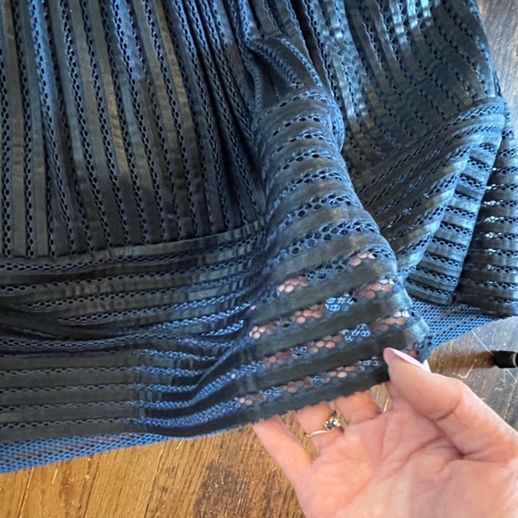 Maje black and blue skirt - Picture 7 of 8